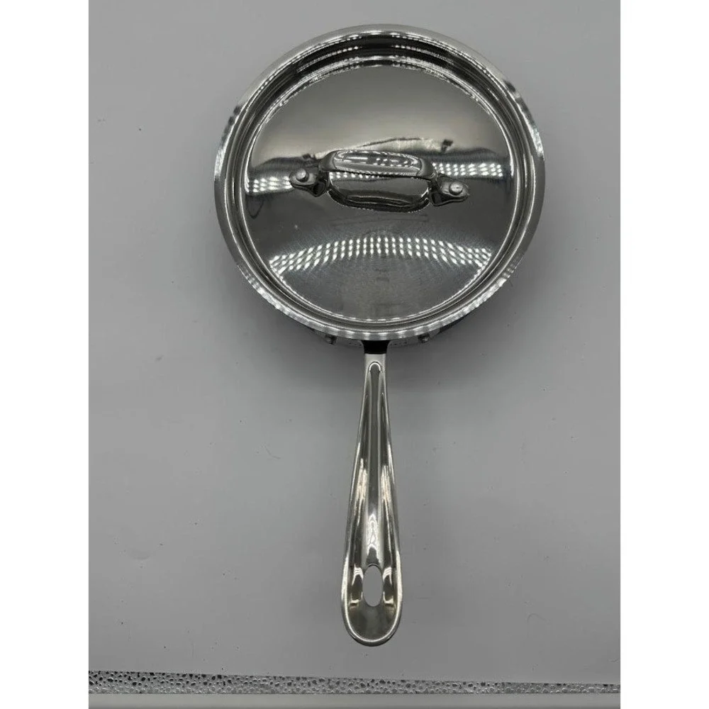 All-Clad NS1 Nonstick‎ 2 Qt Shallow Sauce Pan with Lid Hard Anodized E1022364